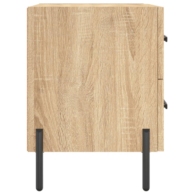vidaXL sonoma tölgy színű szerelt fa éjjeliszekrény 40 x 35 x 47,5 cm