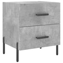 vidaXL betonszürke szerelt fa éjjeliszekrény 40 x 35 x 47,5 cm