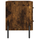 vidaXL 2 db füstös tölgy színű szerelt fa éjjeliszekrény 40x35x47,5 cm