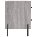 vidaXL 2 db szürke sonoma színű szerelt fa éjjeliszekrény 40x35x47,5cm