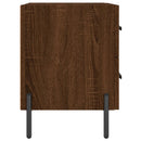vidaXL 2 db barna tölgyszínű szerelt fa éjjeliszekrény 40x35x47,5 cm