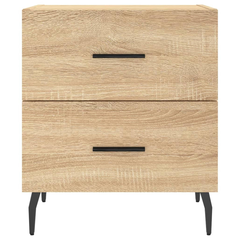 vidaXL sonoma tölgy színű szerelt fa éjjeliszekrény 40 x 35 x 47,5 cm