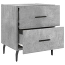 vidaXL betonszürke szerelt fa éjjeliszekrény 40 x 35 x 47,5 cm