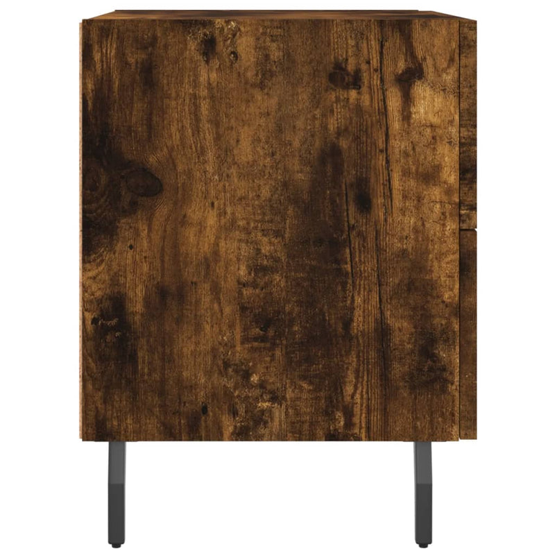 vidaXL füstös tölgy színű szerelt fa éjjeliszekrény 40 x 35 x 47,5 cm