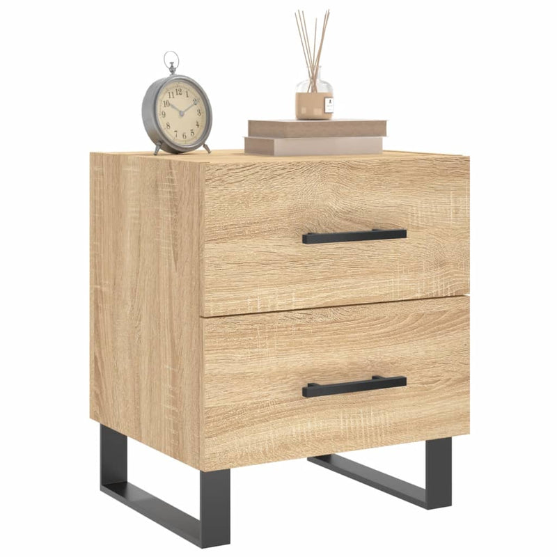 vidaXL sonoma tölgy színű szerelt fa éjjeliszekrény 40 x 35 x 47,5 cm