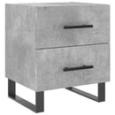 vidaXL betonszürke szerelt fa éjjeliszekrény 40 x 35 x 47,5 cm