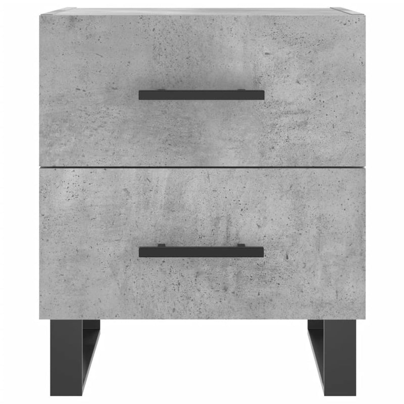 vidaXL betonszürke szerelt fa éjjeliszekrény 40 x 35 x 47,5 cm