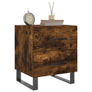 vidaXL füstös tölgy színű szerelt fa éjjeliszekrény 40 x 35 x 47,5 cm