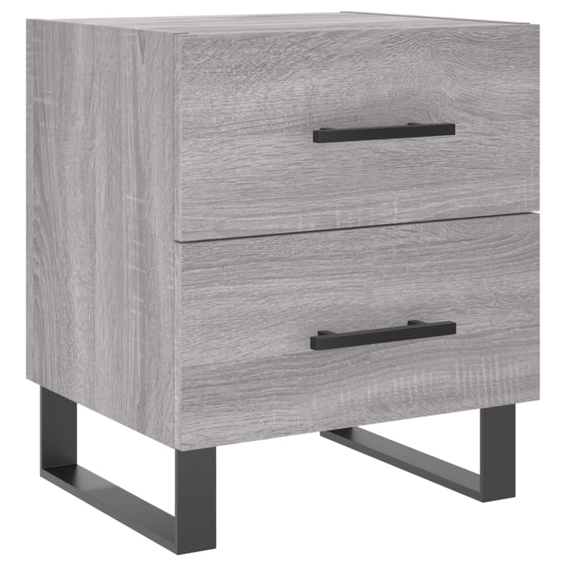 vidaXL szürke sonoma színű szerelt fa éjjeliszekrény 40 x 35 x 47,5 cm