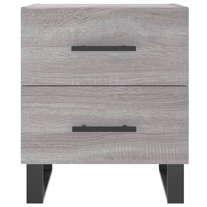 vidaXL szürke sonoma színű szerelt fa éjjeliszekrény 40 x 35 x 47,5 cm