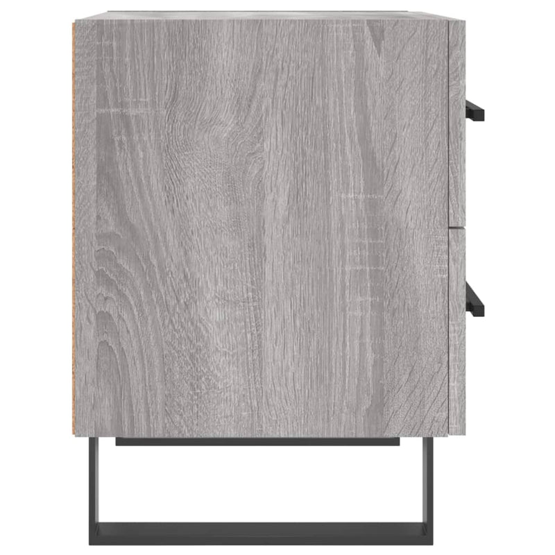 vidaXL szürke sonoma színű szerelt fa éjjeliszekrény 40 x 35 x 47,5 cm