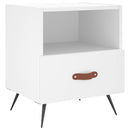 vidaXL 2 db fehér szerelt fa éjjeliszekrény 40 x 35 x 47,5 cm