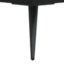 vidaXL 2 db fekete szerelt fa és vas éjjeliszekrény 40 x 35 x 47,5 cm