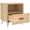 vidaXL 2 db sonoma tölgy színű szerelt fa éjjeliszekrény 40x35x47,5 cm