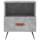 vidaXL 2 db betonszürke szerelt fa éjjeliszekrény 40 x 35 x 47,5 cm