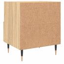 vidaXL 2 db sonoma tölgy színű szerelt fa éjjeliszekrény 40x35x47,5 cm