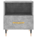 vidaXL 2 db betonszürke szerelt fa éjjeliszekrény 40 x 35 x 47,5 cm