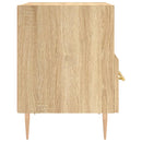 vidaXL 2 db sonoma tölgy színű szerelt fa éjjeliszekrény 40x35x47,5 cm