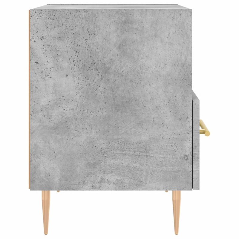 vidaXL betonszürke szerelt fa éjjeliszekrény 40 x 35 x 47,5 cm