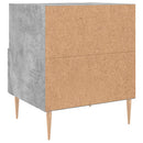 vidaXL betonszürke szerelt fa éjjeliszekrény 40 x 35 x 47,5 cm