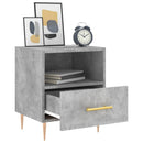 vidaXL betonszürke szerelt fa éjjeliszekrény 40 x 35 x 47,5 cm