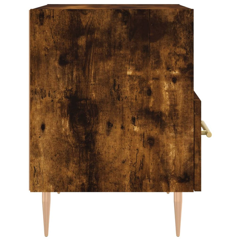 vidaXL füstös tölgy színű szerelt fa éjjeliszekrény 40 x 35 x 47,5 cm