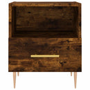 vidaXL 2 db füstös tölgy színű szerelt fa éjjeliszekrény 40x35x47,5 cm