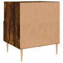 vidaXL 2 db füstös tölgy színű szerelt fa éjjeliszekrény 40x35x47,5 cm