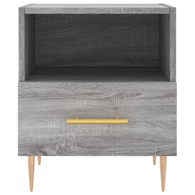 vidaXL szürke sonoma színű szerelt fa éjjeliszekrény 40 x 35 x 47,5 cm