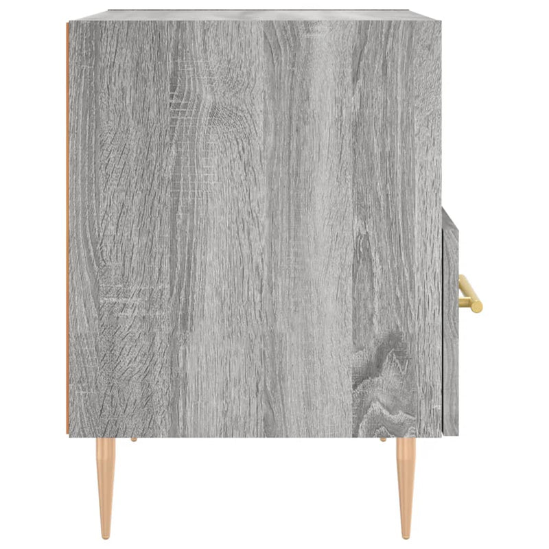 vidaXL szürke sonoma színű szerelt fa éjjeliszekrény 40 x 35 x 47,5 cm