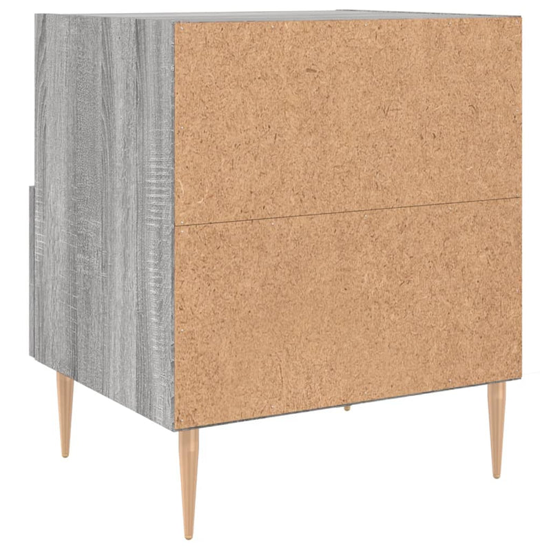 vidaXL szürke sonoma színű szerelt fa éjjeliszekrény 40 x 35 x 47,5 cm