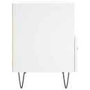 vidaXL 2 db fehér szerelt fa éjjeliszekrény 40 x 35 x 47,5 cm