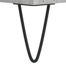 vidaXL 2 db betonszürke szerelt fa éjjeliszekrény 40 x 35 x 47,5 cm