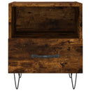 vidaXL 2 db füstös tölgy színű szerelt fa éjjeliszekrény 40x35x47,5 cm