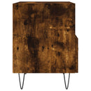 vidaXL 2 db füstös tölgy színű szerelt fa éjjeliszekrény 40x35x47,5 cm