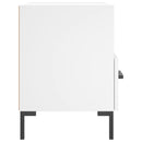 vidaXL 2 db fehér szerelt fa éjjeliszekrény 40 x 35 x 47,5 cm