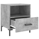 vidaXL 2 db betonszürke szerelt fa éjjeliszekrény 40 x 35 x 47,5 cm