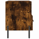 vidaXL 2 db füstös tölgy színű szerelt fa éjjeliszekrény 40x35x47,5 cm