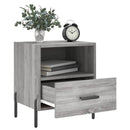 vidaXL 2 db szürke sonoma színű szerelt fa éjjeliszekrény 40x35x47,5cm