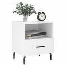 vidaXL 2 db fehér szerelt fa éjjeliszekrény 40 x 35 x 47,5 cm