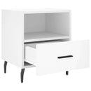 vidaXL 2 db fehér szerelt fa éjjeliszekrény 40 x 35 x 47,5 cm