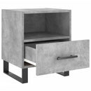 vidaXL betonszürke szerelt fa éjjeliszekrény 40 x 35 x 47,5 cm