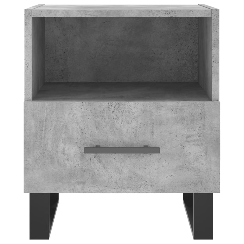 vidaXL betonszürke szerelt fa éjjeliszekrény 40 x 35 x 47,5 cm