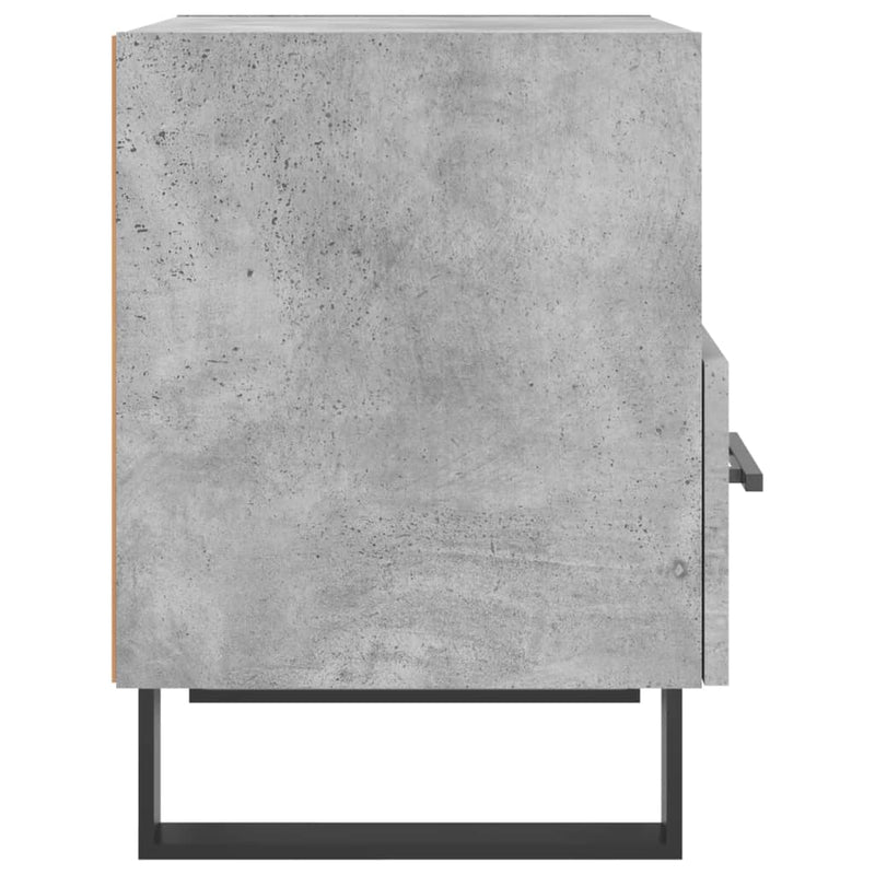 vidaXL betonszürke szerelt fa éjjeliszekrény 40 x 35 x 47,5 cm