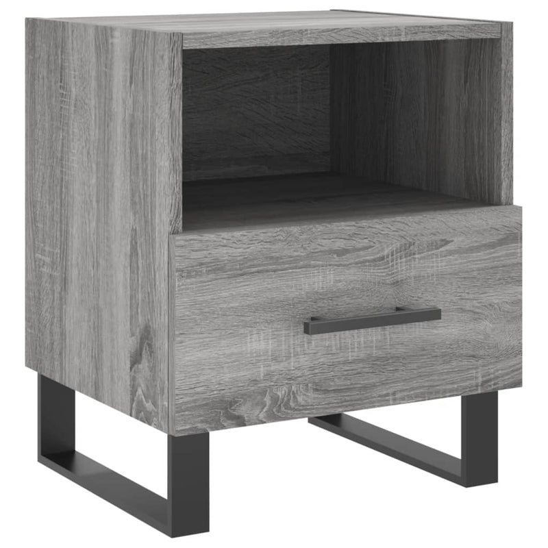 vidaXL szürke sonoma színű szerelt fa éjjeliszekrény 40 x 35 x 47,5 cm