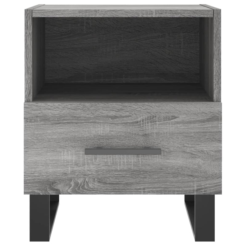 vidaXL szürke sonoma színű szerelt fa éjjeliszekrény 40 x 35 x 47,5 cm
