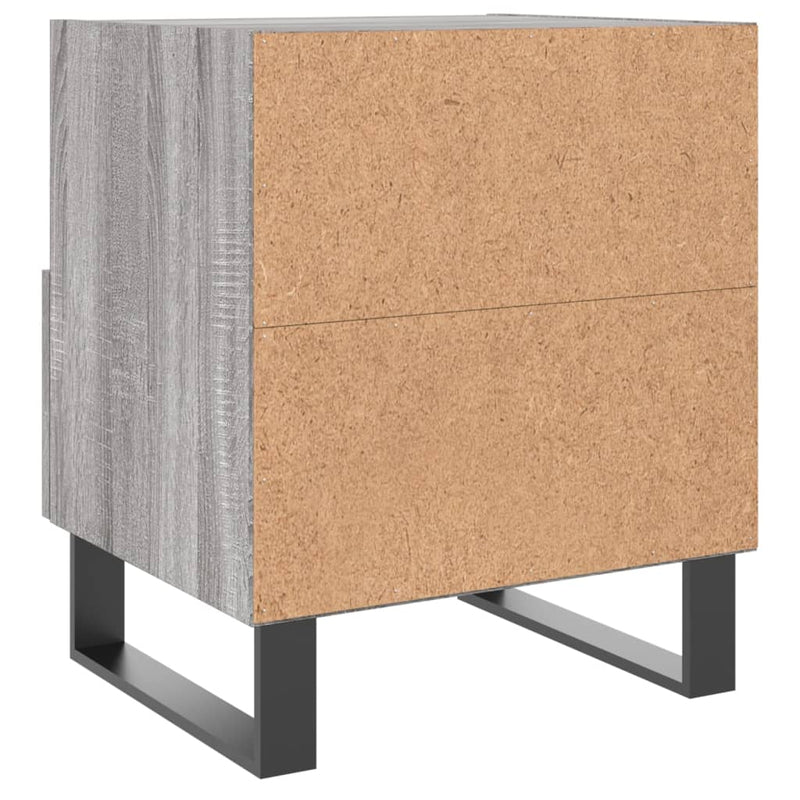 vidaXL szürke sonoma színű szerelt fa éjjeliszekrény 40 x 35 x 47,5 cm