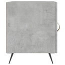 vidaXL 2 db betonszürke szerelt fa éjjeliszekrény 40 x 40 x 50 cm