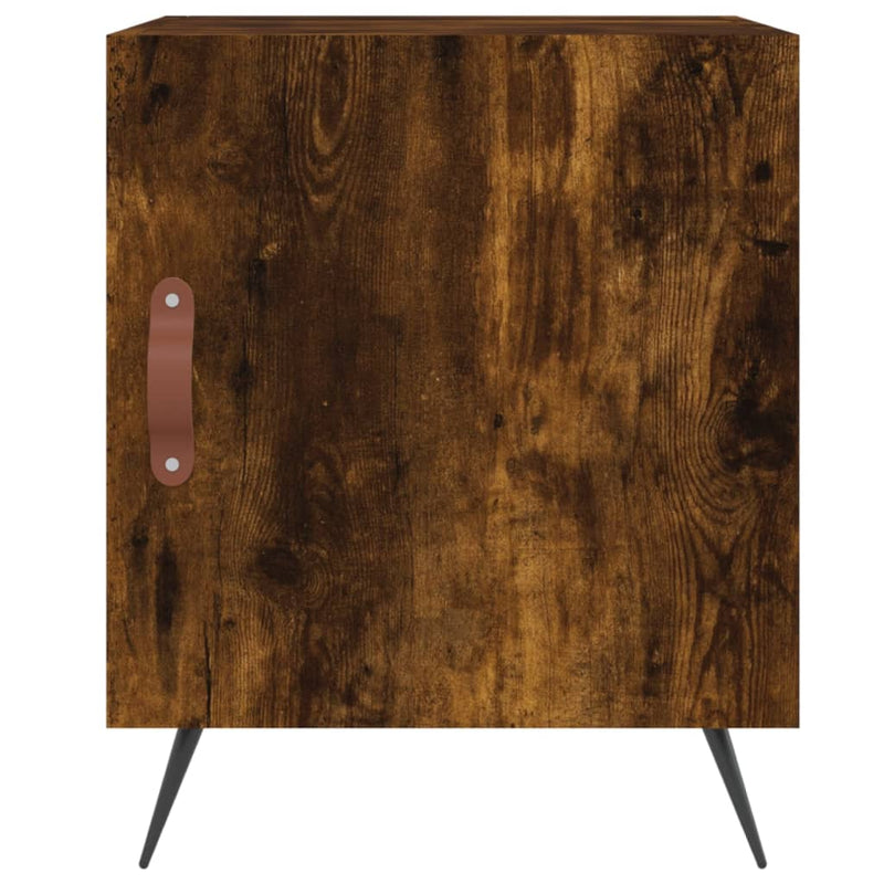 vidaXL füstös tölgy színű szerelt fa éjjeliszekrény 40 x 40 x 50 cm