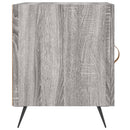 vidaXL 2 db szürke sonoma színű szerelt fa éjjeliszekrény 40x40x50 cm